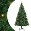 vidaXL Umel&yacute; vianočn&yacute; stromček Zelen&aacute; 240 cm PVC a Oceľ a Plast