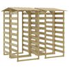 vidaXL Pergola so strechami 4 ks100x90x200 cm impregnovan&eacute; borovicov&eacute; drevo