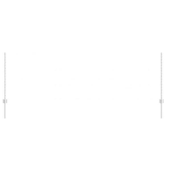 vidaXL Plotové stĺpy 88 pcs Strieborná 140 cm Oceľ