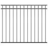 vidaXL Plotov&yacute; panel ASSEN oceľov&yacute; 1,7x1,5 m čierny