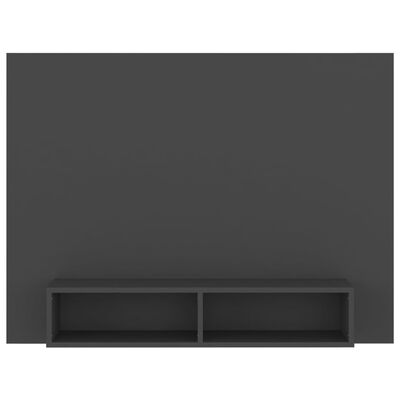 vidaXL Nástenná TV skrinka sivá 120x23,5x90 cm drevotrieska