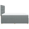 vidaXL Boxspring posteľ s matracom bledosiv&aacute; 140x200 cm l&aacute;tka