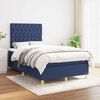 vidaXL Boxspring posteľ s matracom modr&aacute; 120x190 cm l&aacute;tka