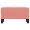 vidaXL Lavička ružov&aacute; 70x35x41 cm zamat