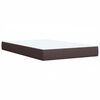 vidaXL Boxspring posteľ s matracom tmavohned&aacute; 90x190 cm l&aacute;tka
