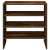 vidaXL Stojany na topánky 2 ks stohovateľné tmavý dub 60x30x30,5 cm