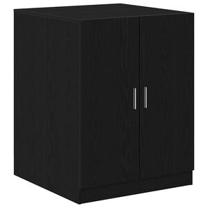 vidaXL Skrinka na pr&aacute;čku s &uacute;ložiskom Čierny dub 70,5 x 71,5 x 91,5 cm