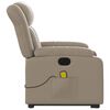 vidaXL Elekt. zdv&iacute;hacie mas&aacute;žne skl&aacute;pacie kreslo kapuč&iacute;nov&eacute; umel&aacute; koža