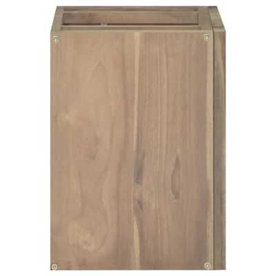 vidaXL Nástenná kúpeľňová skrinka 45x30x40 cm masívne tíkové drevo