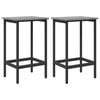 vidaXL Barov&aacute; stolička 2 pcs Siv&yacute; Sonoma 40 x 32 x 64 cm