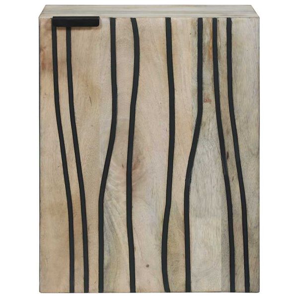 vidaXL Kúpeľňová skrinka pod umývadlo Nástenný Biela 38 x 33,5 x 48 cm