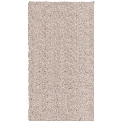 vidaXL Shaggy koberec PAMPLONA, vysoký vlas, moderný, béžový 60x110 cm