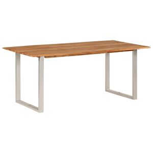 vidaXL Jed&aacute;lensk&yacute; st&ocirc;l 180x90x76 cm mas&iacute;vne ak&aacute;ciov&eacute; drevo