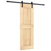 vidaXL Posuvn&eacute; dvere 70 x 210 cm Mas&iacute;vne borovicov&eacute; drevo (neupraven&eacute;)