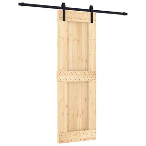 vidaXL Posuvn&eacute; dvere 70 x 210 cm Mas&iacute;vne borovicov&eacute; drevo (neupraven&eacute;)