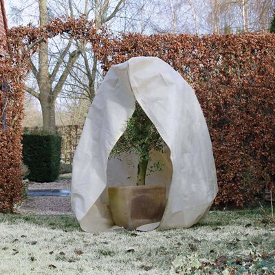 Nature Zimný flísový kryt so zipsom 70 g/m², béžový 2x2,5 m