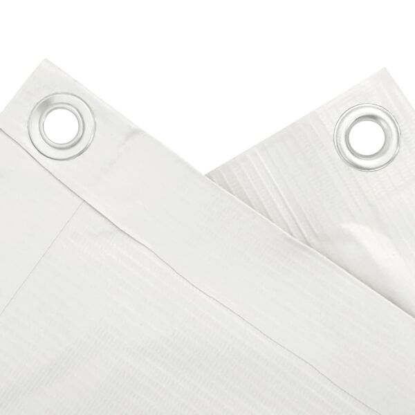 vidaXL Balk&oacute;nov&aacute; z&aacute;stena, biela 1000x75 cm, PVC