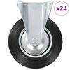 vidaXL 24 ks pevn&eacute; kolieska 200 mm