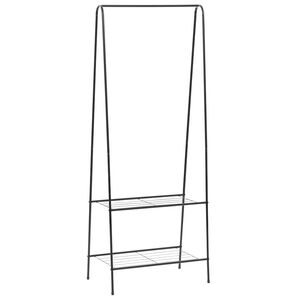 vidaXL Ve&scaron;iak na oblečenie 59x35x150 cm čierny