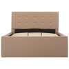 vidaXL Hydraulický posteľný rám+úložný priestor, umelá koža 100x200 cm