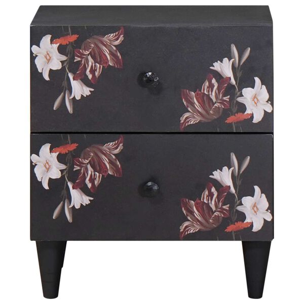 vidaXL Nočn&yacute; stol&iacute;k 2 pcs Hned&aacute; 40 x 33,5 x 46 cm Mas&iacute;vne mango drevo