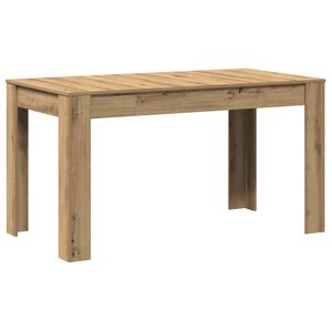 vidaXL Jed&aacute;lensk&yacute; st&ocirc;l, dub artisan 140x74,5x76 cm, kompozitn&eacute; drevo