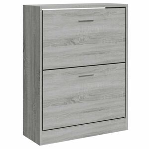 vidaXL Botn&iacute;k Siv&yacute; dub sonoma 63x24x81 cm spracovan&eacute; drevo