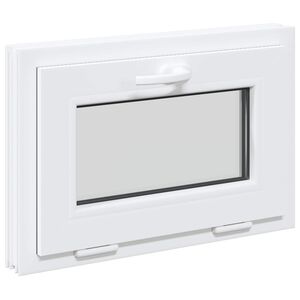 vidaXL Podkrovn&eacute; okno RISOR 60 x 40 cm PVC a sklo Biela