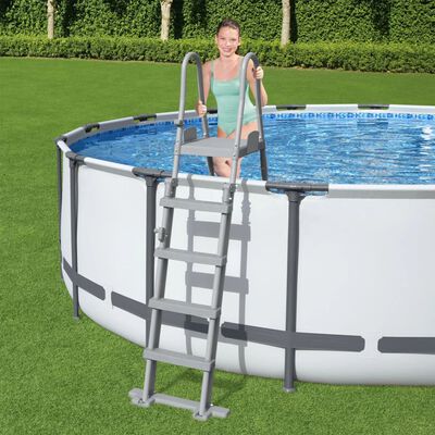 Bestway Flowclear 4-stupňový bezpečnostný rebrík do bazéna 132 cm