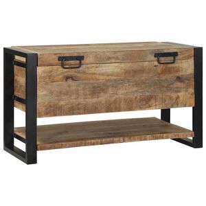 vidaXL &Uacute;ložn&aacute; krabica s &uacute;ložiskom Hned&aacute; 80 x 35 x 45 cm Mangov&yacute; mas&iacute;v