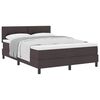 vidaXL Posteľ boxspring s matracom Tmavohned&aacute; 160 x 200 cm l&aacute;tka
