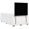 vidaXL Boxspring posteľ s matracom biela 120x200 cm umel&aacute; koža