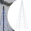 vidaXL LED vianočn&yacute; stromček 200 LED modr&eacute; 180 cm