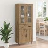 vidaXL Highboard Remeseln&yacute; dub 69,5 x 34 x 90 cm Kompozitn&eacute; drevo