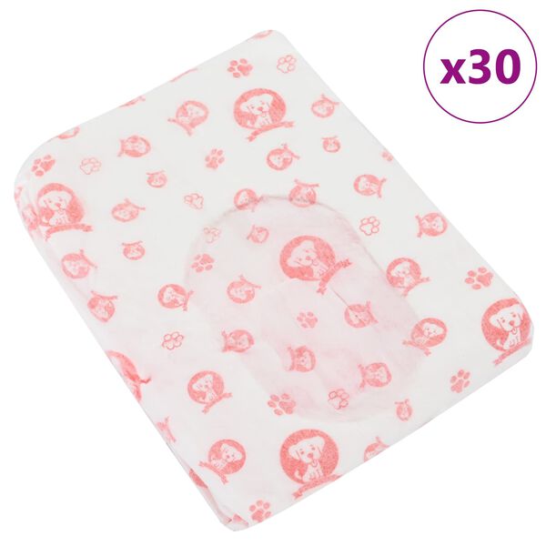 vidaXL Jednorazov&aacute; d&aacute;mska plienka pre psa 30 pcs Biela L