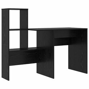 vidaXL St&ocirc;l Čierny dub Kompozitn&eacute; drevo 131,5 x 50 x 106,5 cm