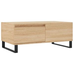 vidaXL Konferenčn&yacute; stol&iacute;k dub sonoma 90x50x36,5 cm spracovan&eacute; drevo