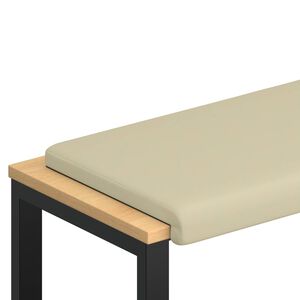 vidaXL Vank&uacute;&scaron; na lavičku Umel&aacute; koža Kr&eacute;mov&aacute; Hĺbka 35 cm