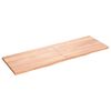 vidaXL Stolov&aacute; doska bledohned&aacute; 180x60x(2-4) cm o&scaron;etren&yacute; mas&iacute;vny dub
