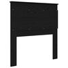 vidaXL Zadn&eacute; čelo s čelnou doskou Čierny dub 80 cm Kompozitn&eacute; drevo