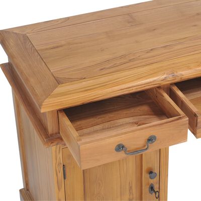 vidaXL Riaditeľský stôl 140x50x76 cm masívne teakové drevo