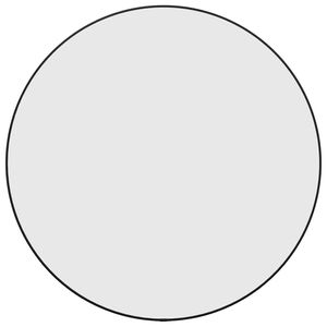 vidaXL N&aacute;stenn&eacute; zrkadlo čierne &Oslash; 60 cm okr&uacute;hle