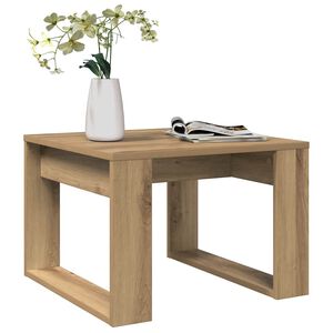 vidaXL Pr&iacute;ručn&yacute; stol&iacute;k dub artisan 50x50x35 cm spracovan&eacute; drevo