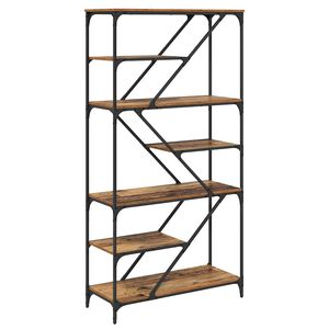 vidaXL Reg&aacute;l na knihy Star&eacute; drevo 91 x 36 x 176 cm Kompozitn&eacute; drevo