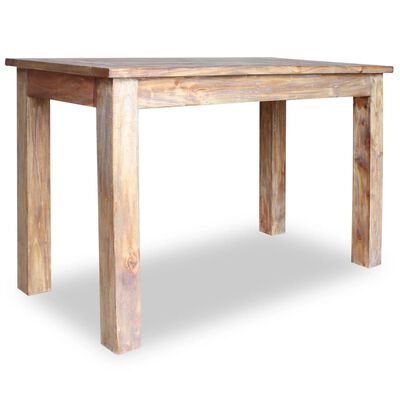 vidaXL Jedálenský stôl z recyklovaného dreva, 120x60x77 cm