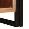 vidaXL Skrinka pod umývadlo s dverami Masívne akáciové drevo a železo