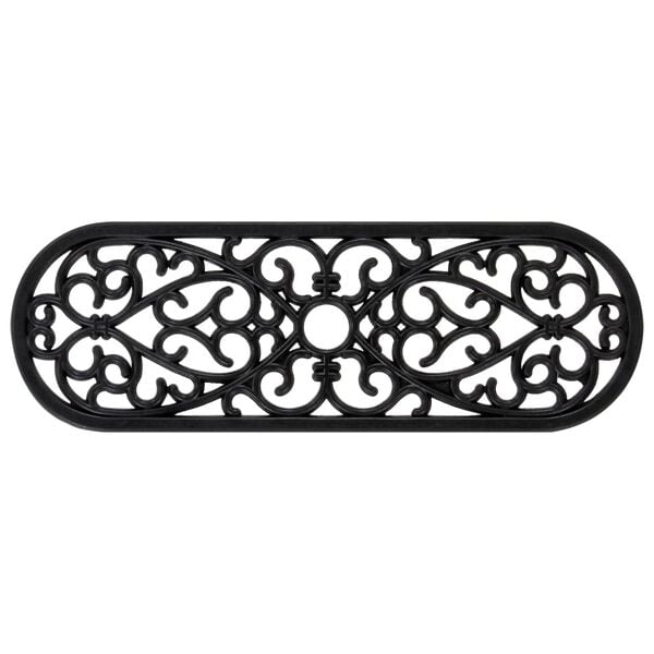 vidaXL Schodiskové stupne 5 ks 25x75 cm guma