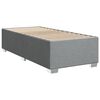 vidaXL Boxspring posteľ s matracom bledosiv&yacute; 100x200 cm l&aacute;tka