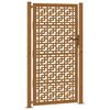 vidaXL Z&aacute;hradn&aacute; br&aacute;na 100x175 cm odoln&aacute; oceľ s kr&iacute;žov&yacute;m dizajnom