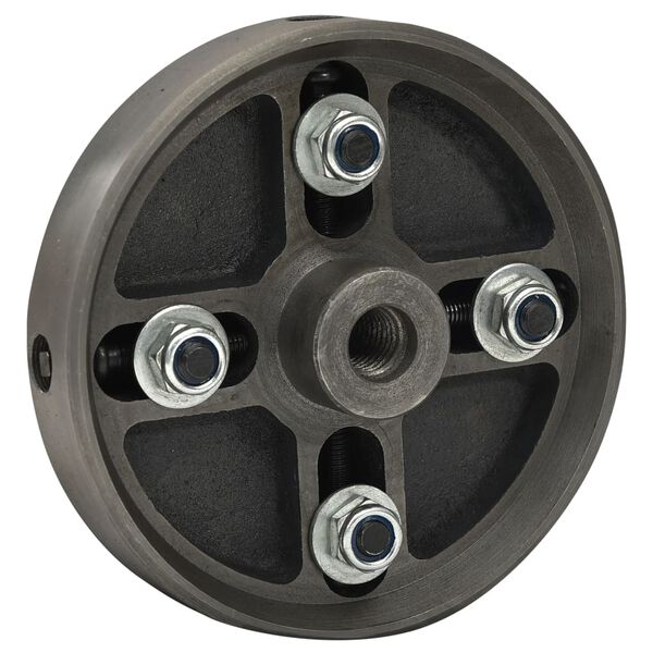 vidaXL 4-čeľusťov&eacute; skľučovadlo na drevo s pripojen&iacute;m M18 150x63mm oceľ